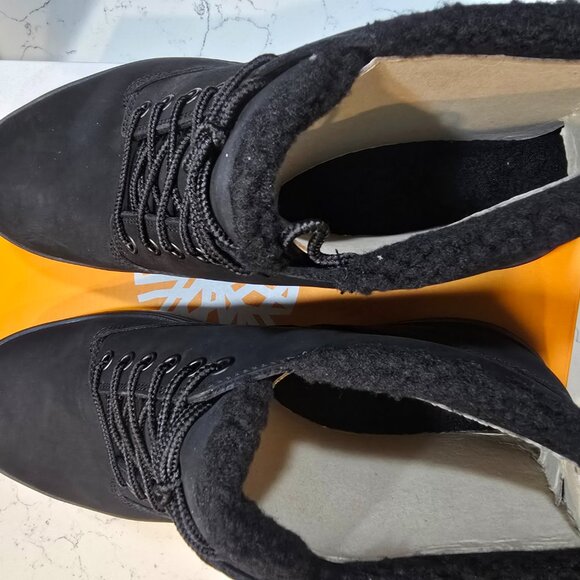 Timberland Men's Davis Square Solid Black Chukka Shoe Size 10 Boot Lined NEW - Picture 7 of 13